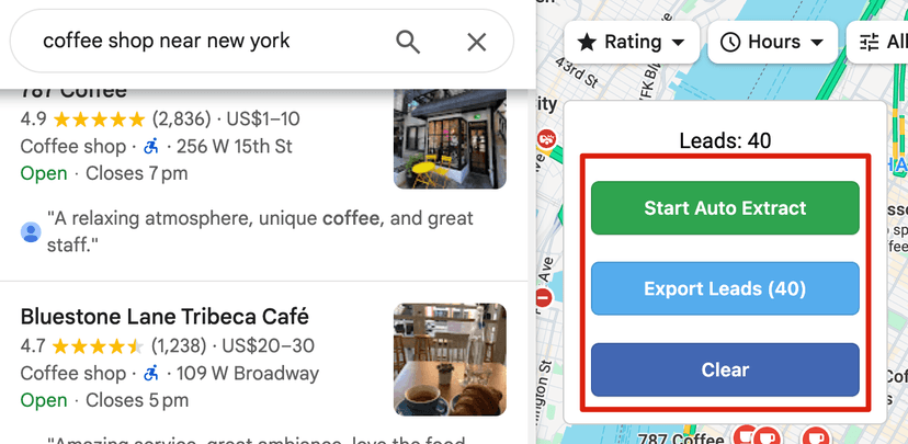 Google Maps Scraper - Extract Business Leads | Free Chrome Extension