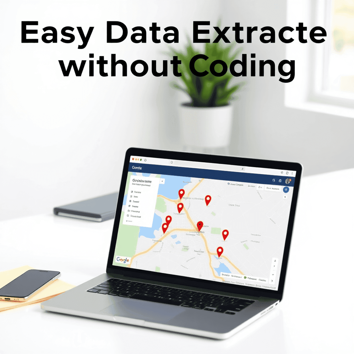 Como extrair dados de empresas do Google Maps sem programar
